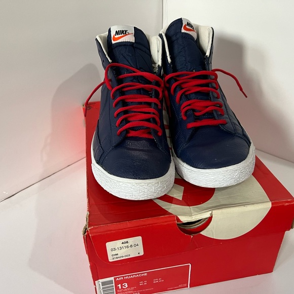 Nike Blazer Mid Trainers In Blue size 13 - Picture 6 of 16